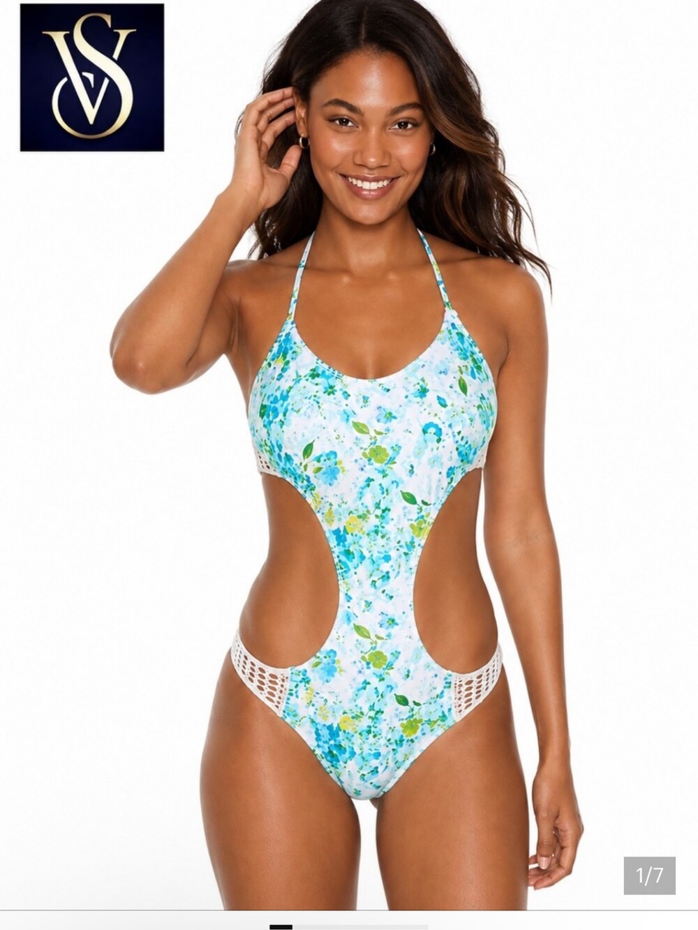 Victorias Secret Carova Crochet One Piece